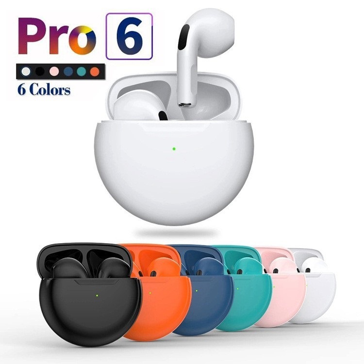 Pro6蓝牙耳机 tws无线双耳运动触控蓝牙耳机 礼品耳机J6蓝牙耳机|undefined