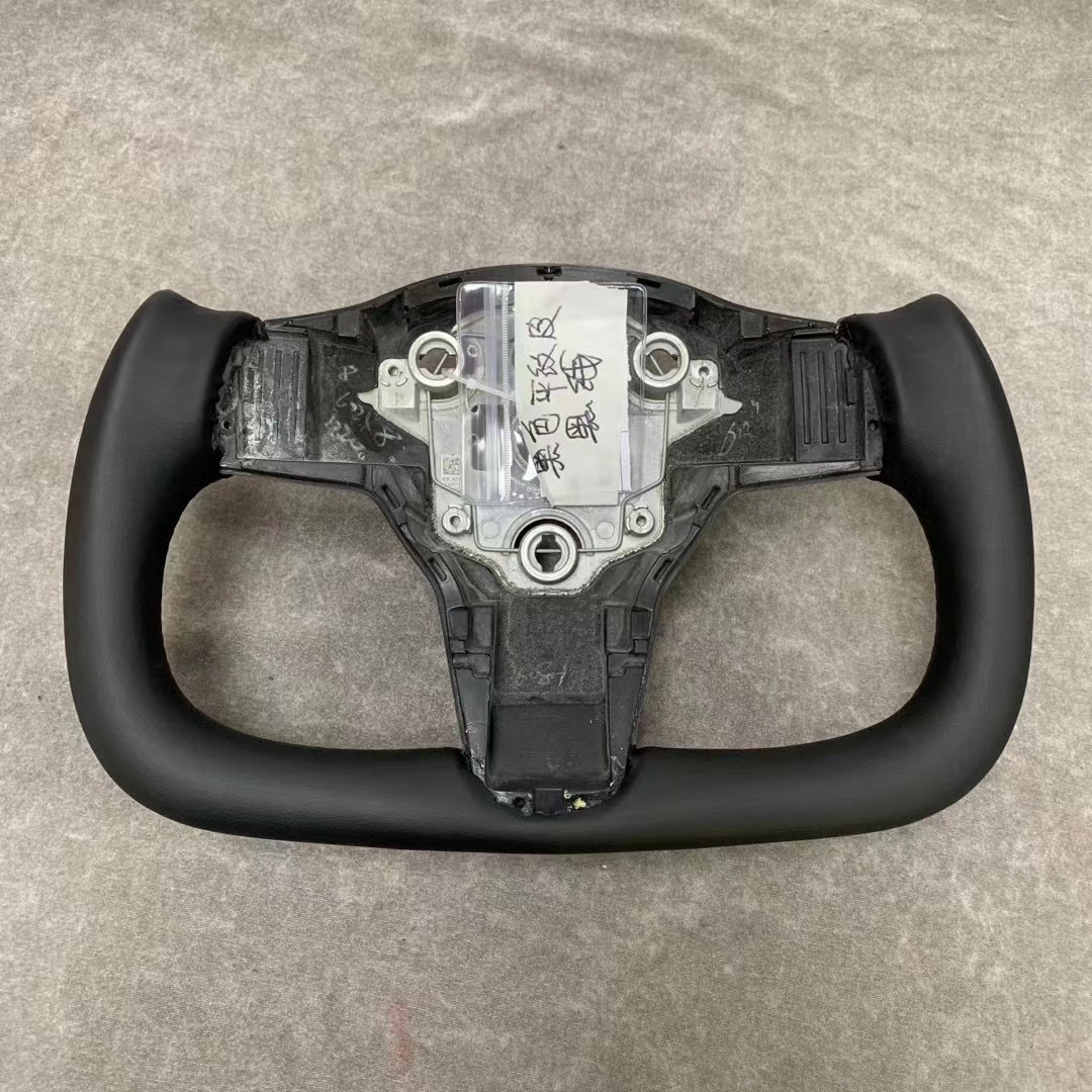 Aplicable a Tesla yugo volante fábrica modificado modelo 3/Y fábrica directa de fibra de carbono placa de aviones