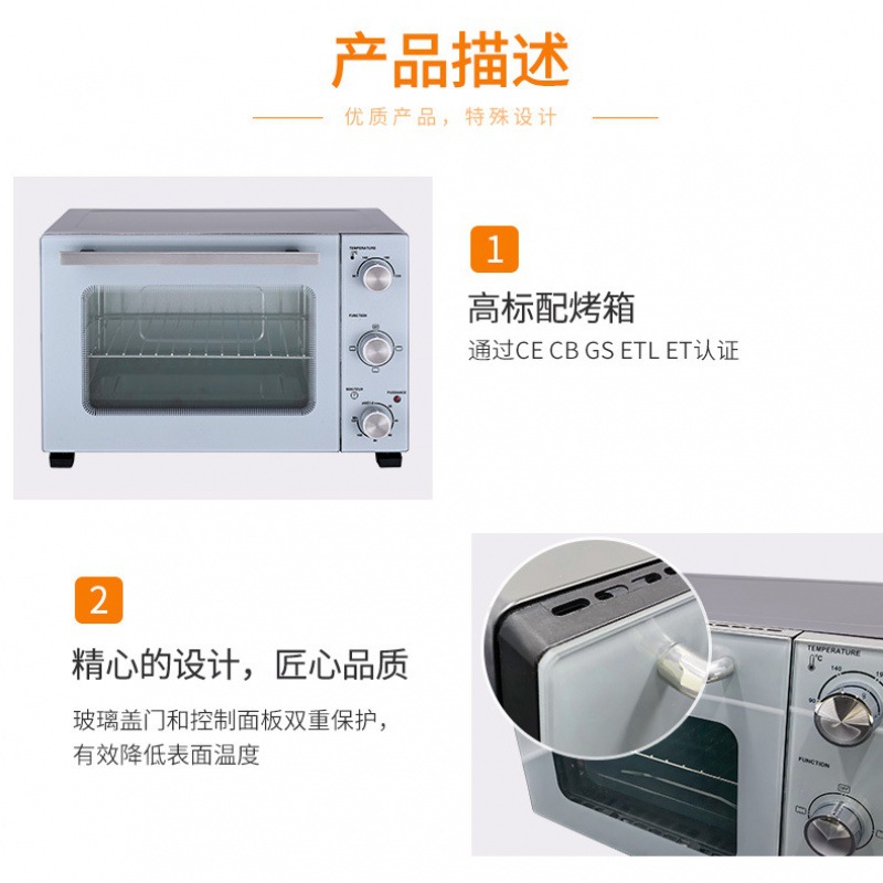 KE28 gran capacidad nuevo CE automático multi-función visual sin aceite de aire freidora eléctrica horno hogar inteligente
