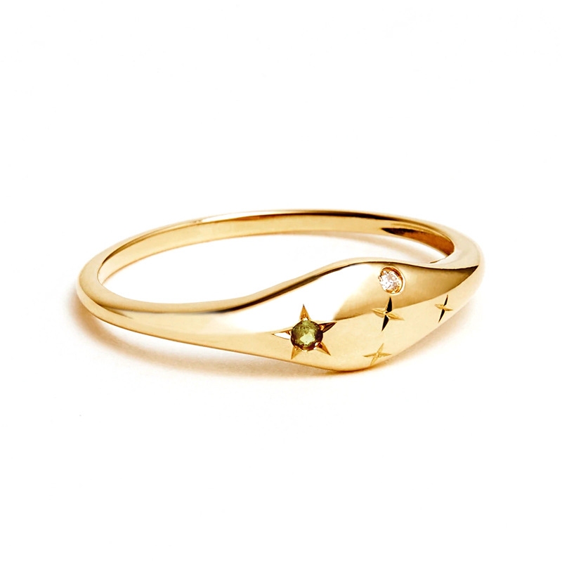 5g Weight Zircon Inlay Material Rings Classification 6, 7, 8 Ring Size 1 Piece Quantity Daily Occasion 925 Sterling Silver Material Star Pattern Couple Gender Inlay Design Fashion Style 925 Sterling Silver Zircon Rings Star 12