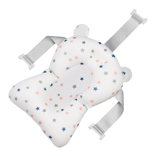 Baby floating mat bath net baby bath mat newborn bath tub bath bucket mesh pocket bath rack star bath mat