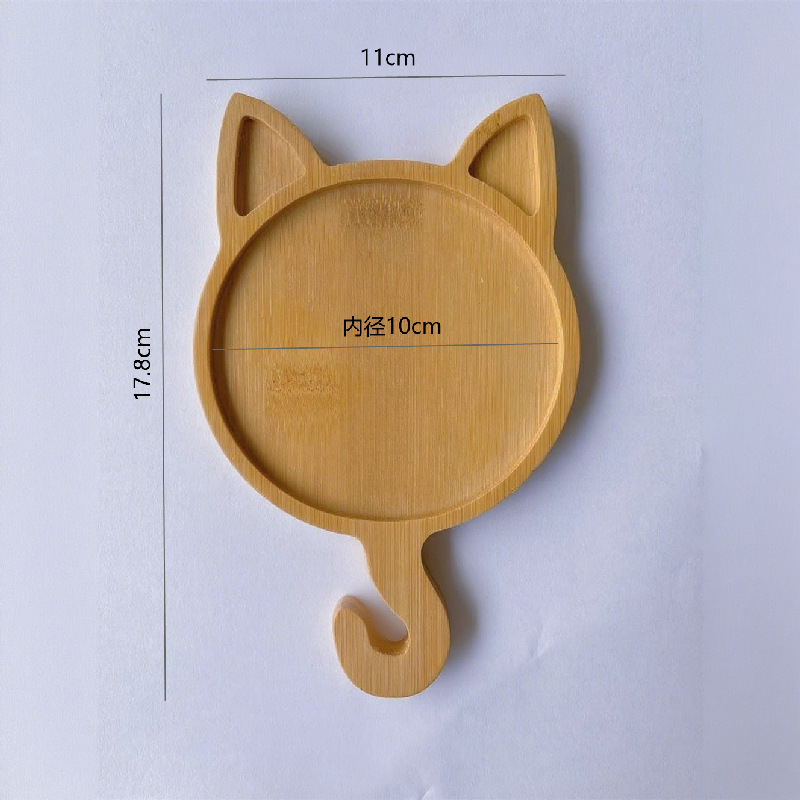 Inventario transfronterizo de bambú y madera taza almohadilla bandeja creativa mosaico DIY base bambú multicarnito bandeja almohadilla aislante térmica