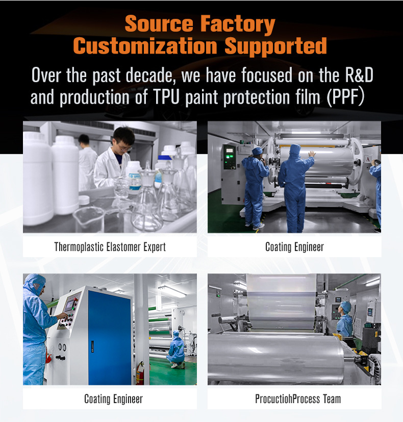 TPU Car Paint Protection Film Clear
