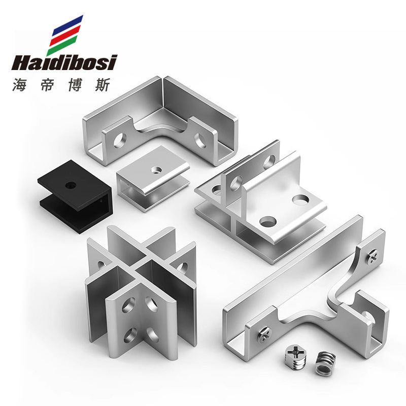 Aluminum Alloy Glass Clip Fixing Clip Tile Buckle Clip Planting Flower Pot Slot Tl-Shaped Punch-Free Fish Tank Reinforcement Aluminum Alloy Glass Clip Fixing Clip Tile Buckle Clip Planting Flower Pot Slot Tl-Shaped Punch-Free Fish Tank Reinforcement