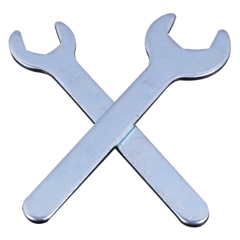 Открытый гаечный ключ с одной головкой штамповка глянцевого железного листа открытый маленький гаечный ключ ручной оцинкованный гаечный ключ аппаратные инструменты оптом