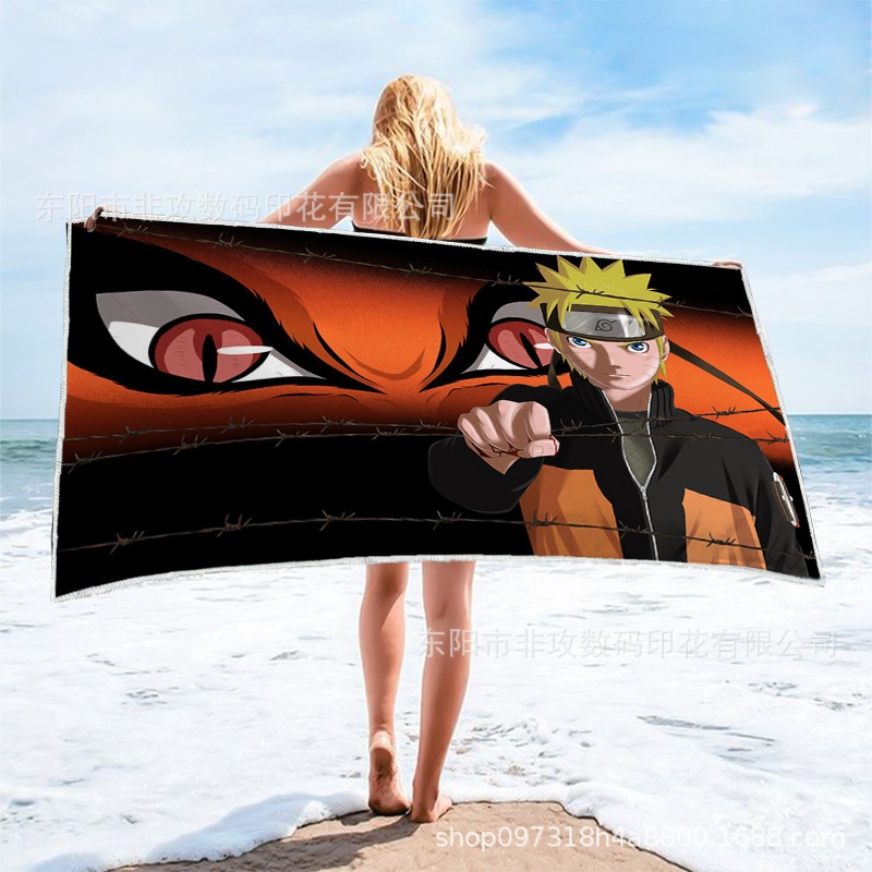 Hot Selling Day Long Painting Naruto Bath Towel Square Beach Towel Microfiber Quick-drying Printed Towel Hot Selling Day Long Painting Naruto Bath Towel Square Beach Towel Microfiber Quick-drying Printed Towel