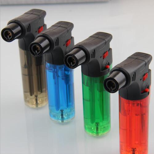 QL001 direct striking lighter torch gun small spray gun outdoor cigar windproof gas electronic lighter cross-border product