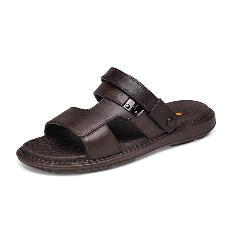 Zapatillas de playa al aire libre vietnamitas para hombres con zapatillas de suela suave de verano antideslizantes para conducir.