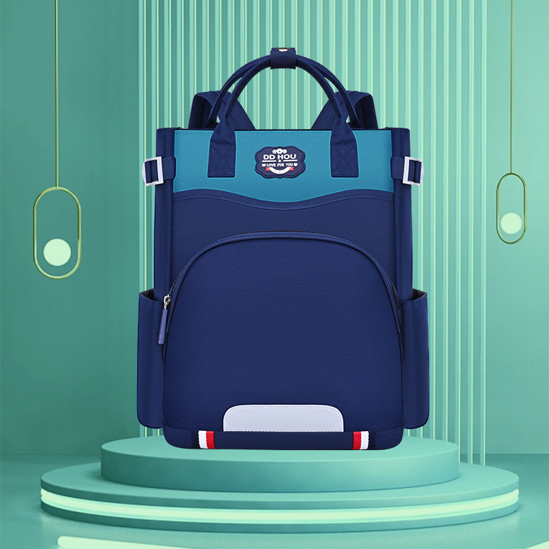 Bolsa de aprendizaje portátil para estudiantes de primaria, bolsas de aprendizaje personalizadas de impresión de logotipo para niños.