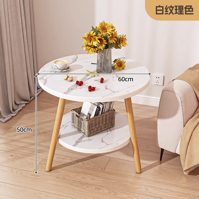 화이트 질감 컬러 더블 레이어 60cm*50cm