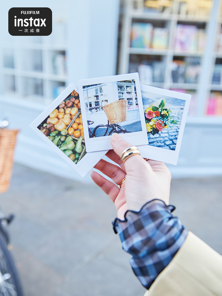 FUJI INSTAX SQUARE 정사각형 인스턴트 포토지, 흰색 가장자리 포함, SQ1 | 6 | SP-3 | 10 | 20 | SQ40용