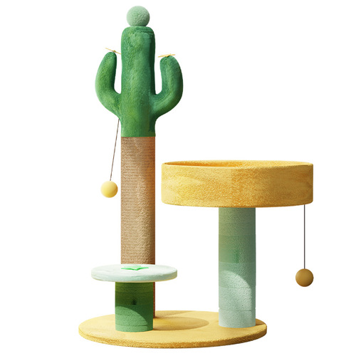 Cat climbing frame small cat toy cat scratching board cat jumping platform creative sunflower sisal cat scratching post cat supplies wholesale