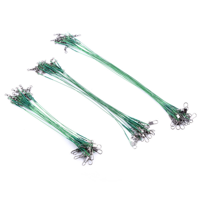 路亜防咬線wireleader回転リングピン付きソフトワイヤー前リード線路亜釣り具用品|undefined