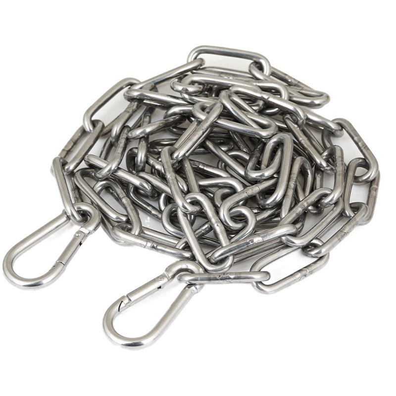 Цепь из нержавеющей стали 304, веревка для сушки белья, непромокаемая, ржавчина, ветрозащитная, нескользящая Балконная Веревка для белья