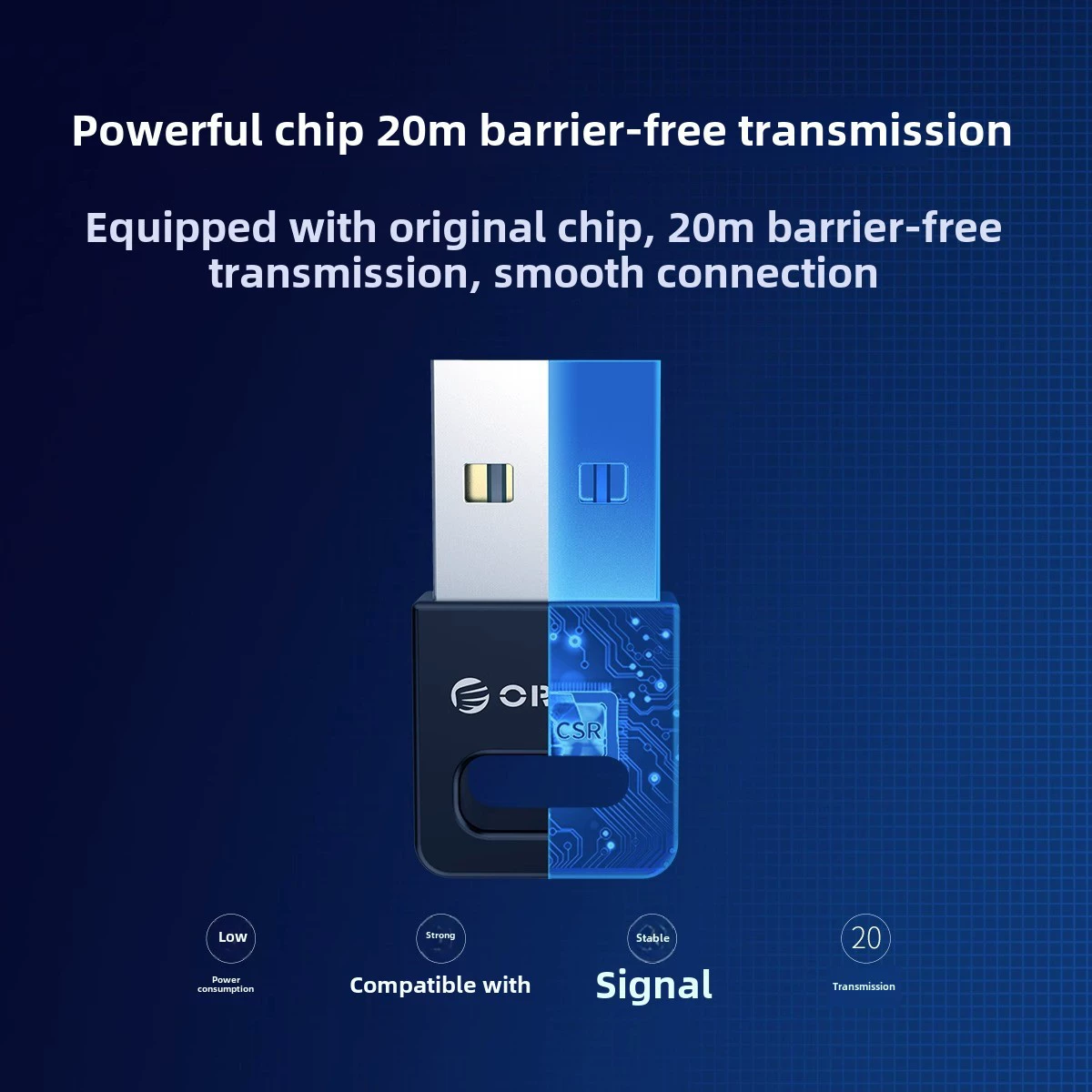 Orico илико Orico компьютер USB Bluetooth адаптер 4.0 беспроводной приемник передатчик в авто