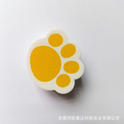 Bathroom glass mirror faucet magic wipe, pink cat paw mirror cleaner, washbasin glass cleaning sponge