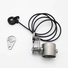 摩托车改装静音降噪消声排气管消音器可调拉线机械阀门51阀体跑车