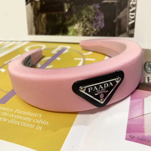 法式P家春秋季糖果色后海绵发箍女纯色宽边韩国高颅顶显脸小头箍