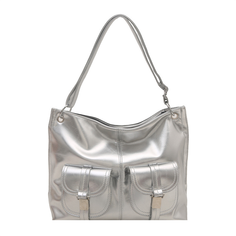 Bolsos múltiples transfronterizos, trabajo de ocio, viaje, 2025, lujo ligero, sensación de alta gama, ocio de gran capacidad, bolso de axila de un solo hombro, mujer