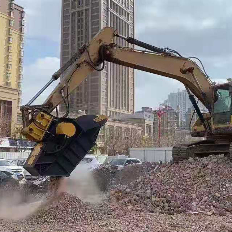 小型破碎斗移动式挖掘机破碎设备挖掘机粉碎石子机机器批发