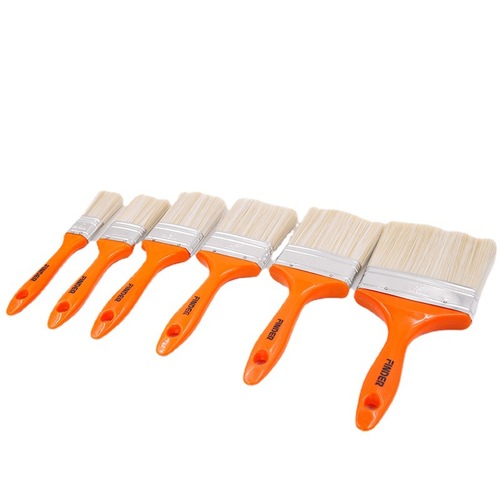 Cross-border dust removal tool brush wholesale home decoration paint brush 2 inches 4 inches plastic handle PET paint brush