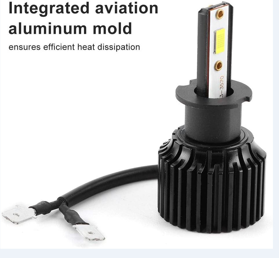 Fuente transfronteriza luz de automóvil LED brillante H3 / CSP lámpara de lámpara de niebla de alta potencia lámpara de niebla de automóvil de alto lumen