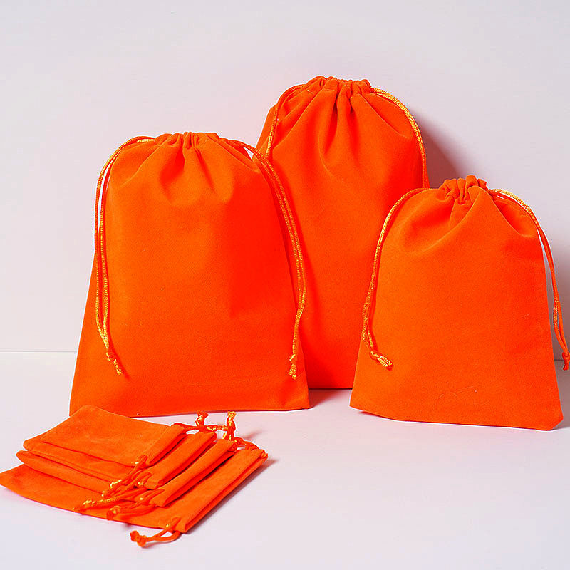 Orange; 5*7cm; knitted bottom flannel