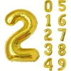 OPP, 40 дюймов, золотой, цифра 2