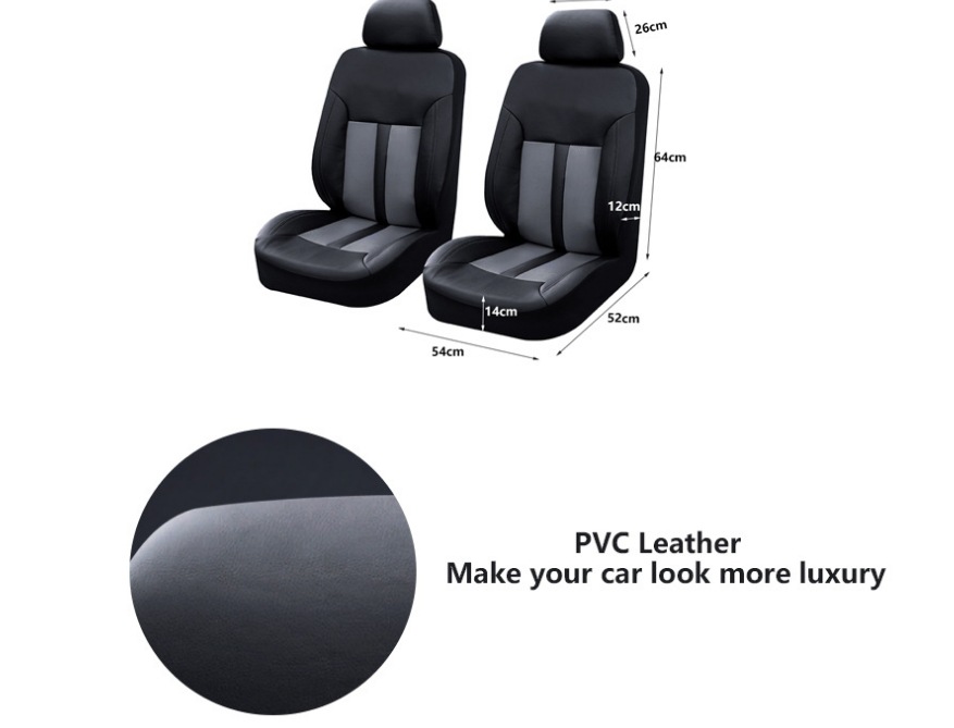 Automobili e motociclette Coprisedile per auto Coprisedile Cuscino Materiale PVC completo multicolore Quattro stagioni Universale all'ingrosso 088 & archer0603 &_voghion.com