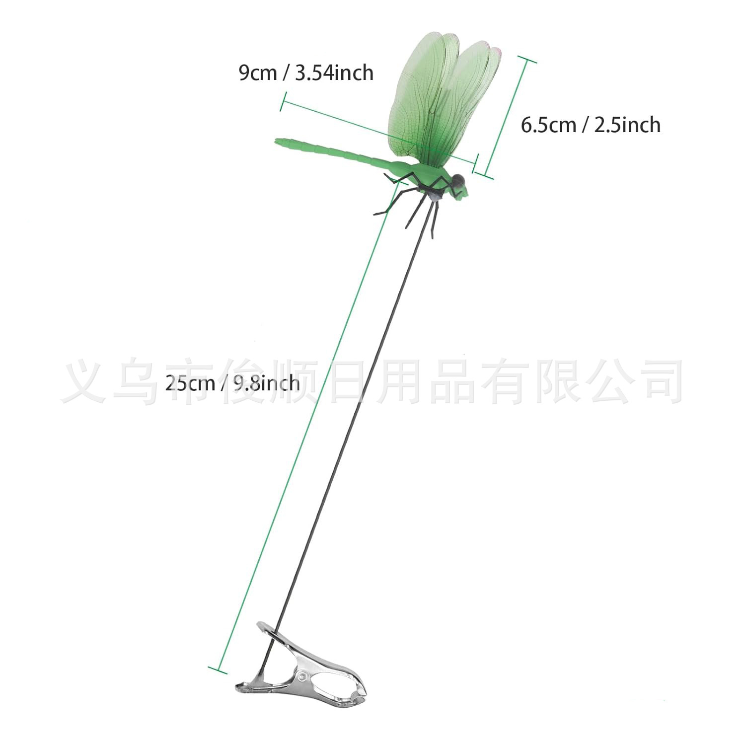 가짜 잠자리 클립 가짜 잠자리 클립 파리를 쫓아내는 장 클립 3D 잠자리 장 클립