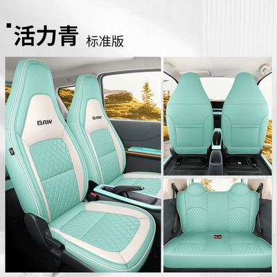 JS Suitable for BAIC Manufacturing Modelə uyğun (Original) oturacaq örtükləri - js-vitality-green-standard-edition-111