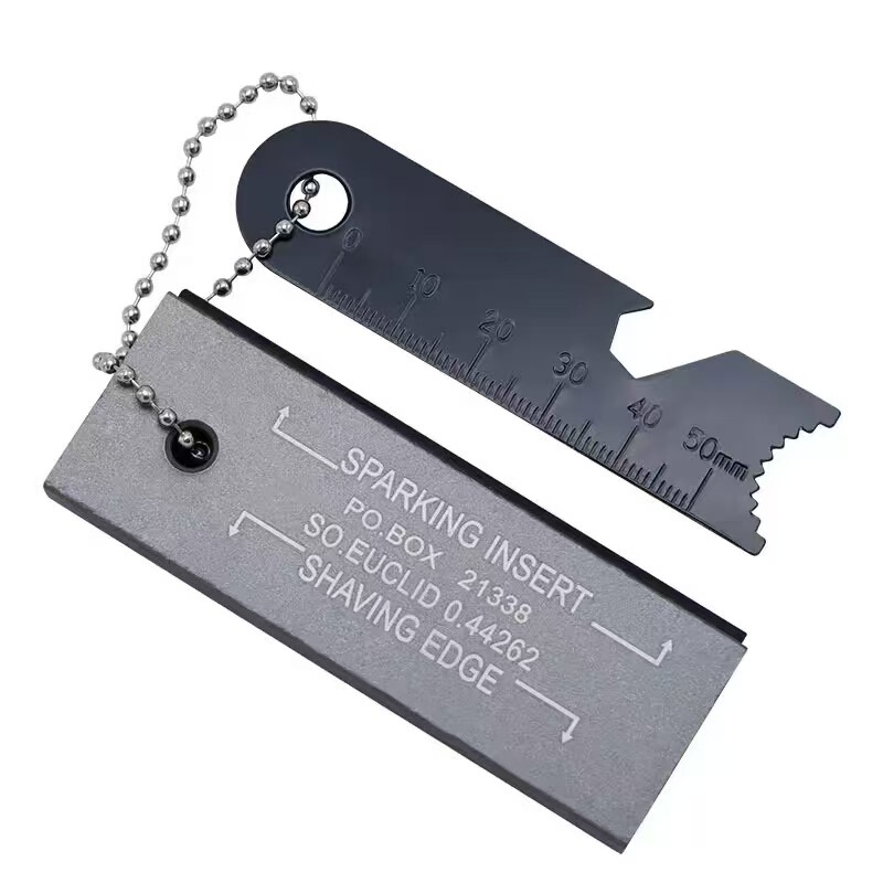 Outdoor Flint Fire Starter Magnesium Rod Flint Wilderness Fire Camping Magnesium Block Magnesium Bar Wilderness Survival Gear