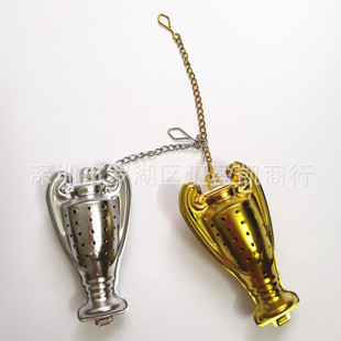 304 Stainless Steel Golden Tea Ball Tea Drain Kitchen Household Tea Separator Modern Simple