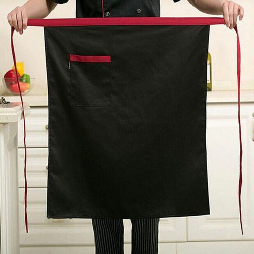 Chef's Apron for Men, Half-Length Restaurant Kitchen Work Apron—Specialized Chef's Apron & Household Half-Waist Apron