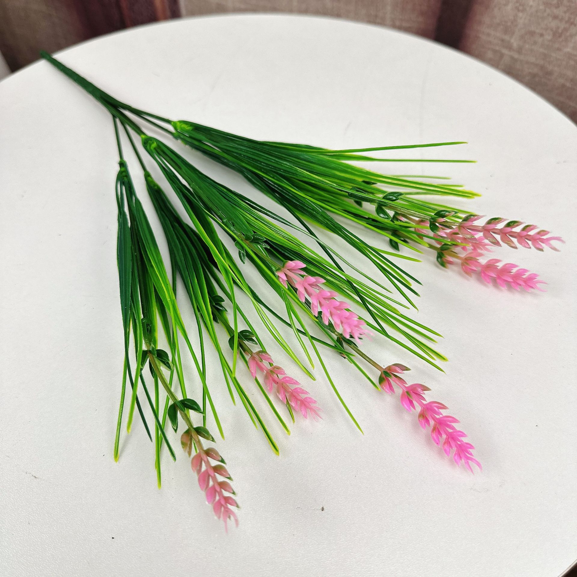 Flores simuladas lavanda buquete de flores de decoración pastoral flores falsas de plástico sala de estar decoración de flores paisajes props de disparo