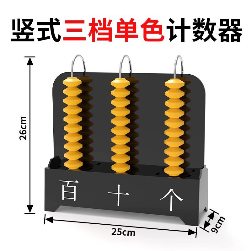 Three-speed monochrome counter (for large teachers)