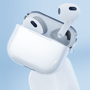 Applicable to Apple earphone case transparent tpu material airpods1/2/3/pro wireless Bluetooth headset