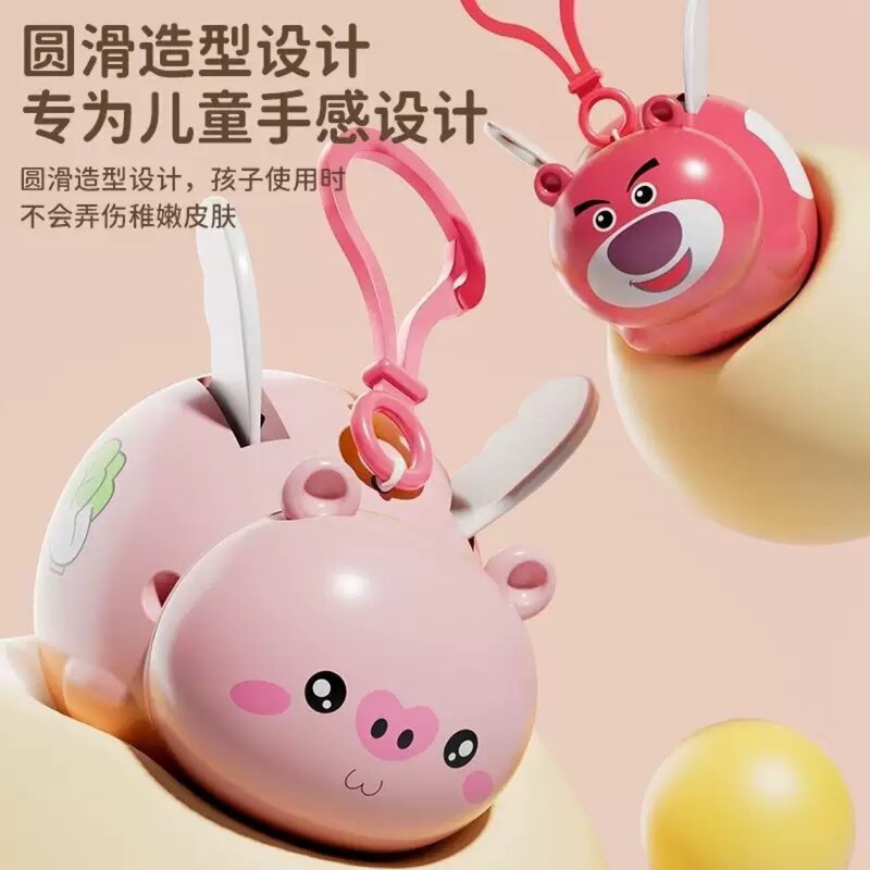 国境を越えた創造的なパーソナライズされた減圧コードフライングカピバラキーホルダー人形人形子供用バッグペンダント小さなギフト|undefined