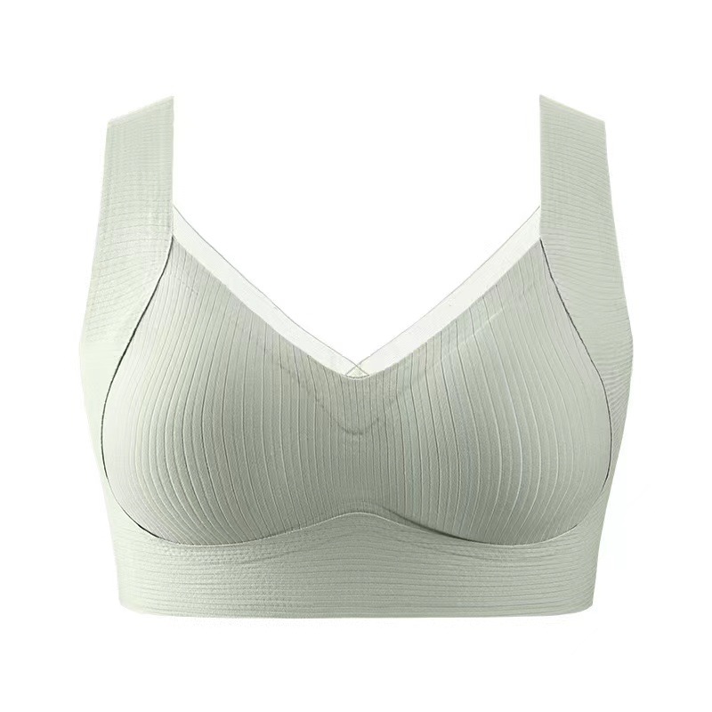 Bra de malla para mujeres anti-gravedad elevación de taza fija reunida en la parte superior del pecho sin marcas de chaleco deportivo de gran tamaño ropa interior image 6