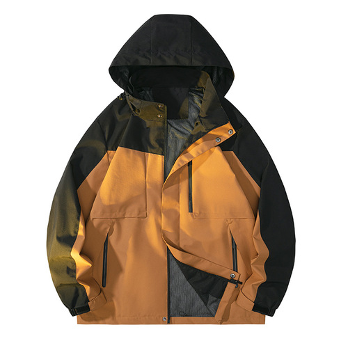 Autumn new outdoor jacket men's mountaineering jacket large size loose sports windbreaker windproof and water-repellent jacket for men