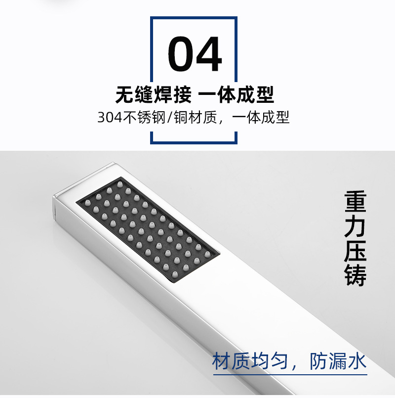 304 stainless steel hand-held shower head, shower head, hand shower, bathroom shower head, cross-border export manufacturer wholesale undefined