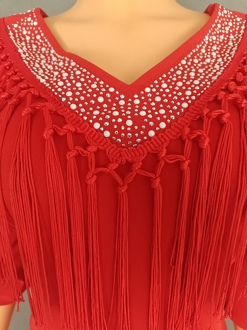 GraceChic Elegantes, figurbetontes, afrikanisches Plus-Size-Quastenkleid im europäischen und amerikanischen Stil für Damen, ideal für Pendler, 0010_voghion.com