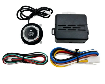 901C Model: 12V One-Button Car anti-theft device - 901b-old-button-black-shell