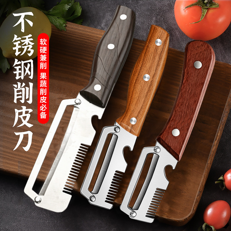 Cuchillo de acero inoxidable multifuncional cuchillo de cuchillo