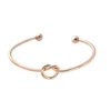 S238 Love knotted bracelet Rose gold