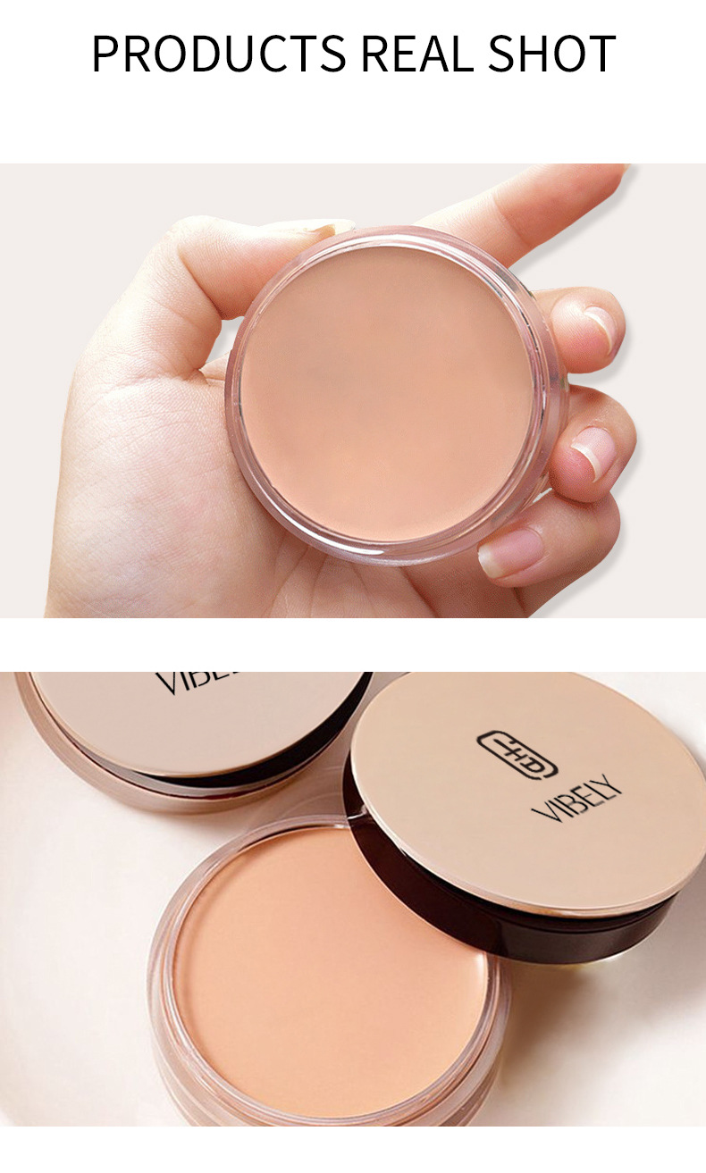 VIBELY Waterproof and non-smudging Concealer covers facial spots, acne marks, dark circles, tattoos, skin tone and foundation undefined