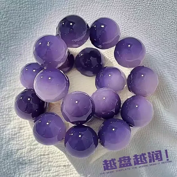 White Jade Bodhi Root Bracelet with Gradient Green Beads, Soft and Smooth to the Touch, Suitable for Men and Women