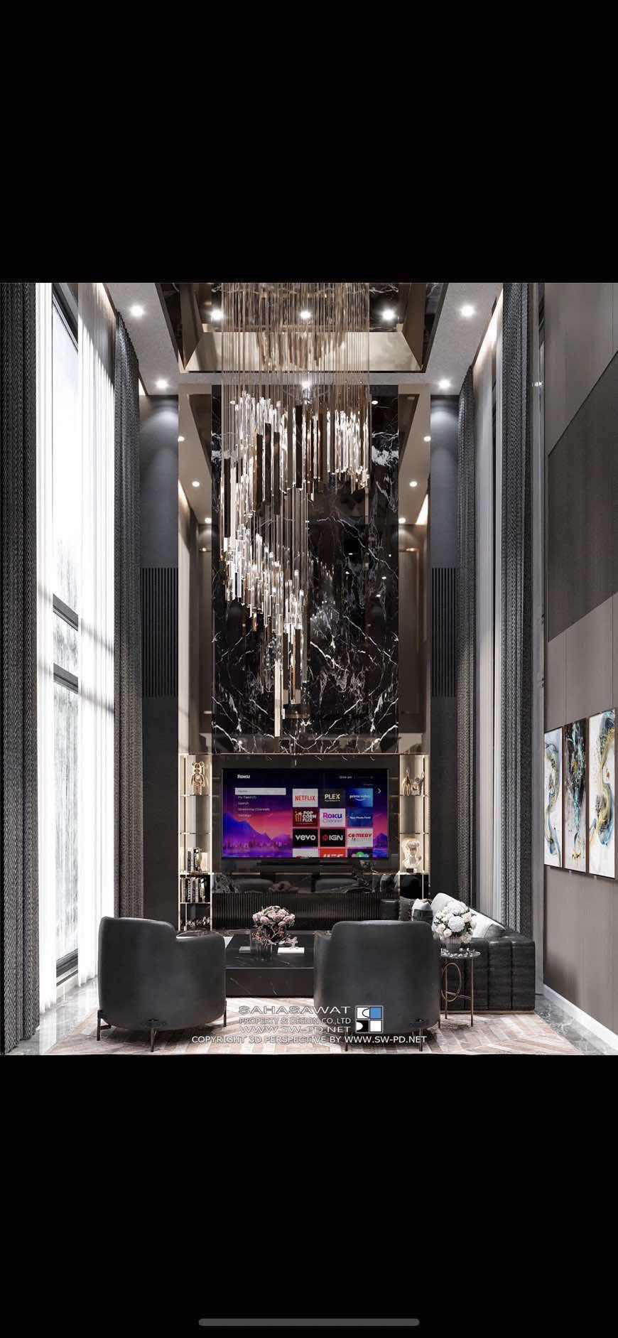 Lámpara de hotel a gran escala, araña de cristal personalizada, lámpara de cristal artesanal, lámpara de cristal en forma de pez, lámpara de Zhongshan, araña grande