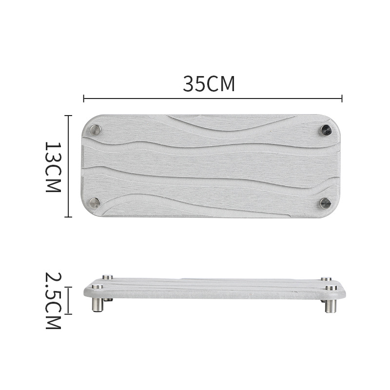 물 잔물결 라이트 그레이 35*13cm 증가