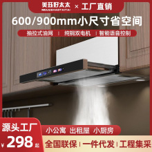 600抽拉式抽油烟机内循环酒店公寓过滤小型迷你吸油烟机家用厨房